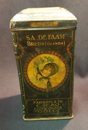 Ancienne boite tole - boite, litho