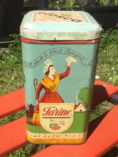 Ancienne boite publicitaire - ancienne,