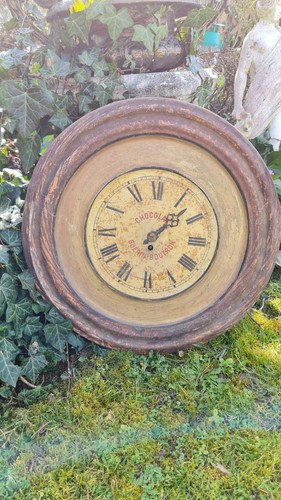 Ancienne horloge tole - horloge,