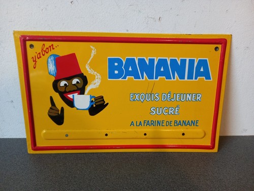 Plaque publicitaire banania - publicitaire,