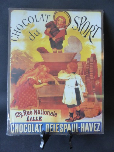 Tole publicitaire chocolat - tole,